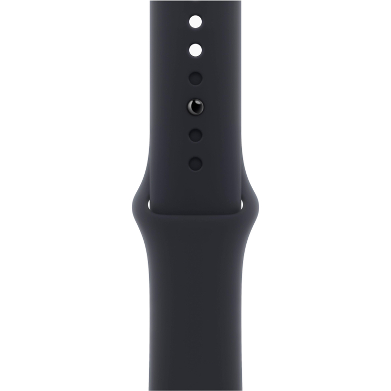 Apple Watch Series 9, 45 мм, корпус из алюминия цвета «тёмная ночь», спортивный ремешок цвета «тёмна